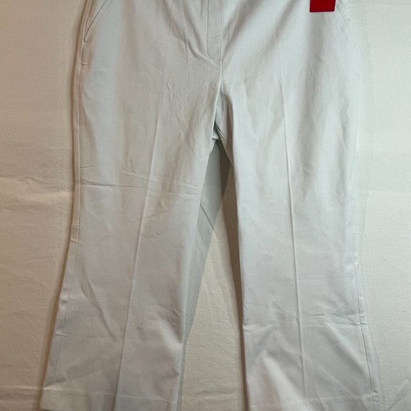 Spanx Womens Pants White Silver Linings Kick Flare Pull On Size XL (14/16) - Picture 6 of 12